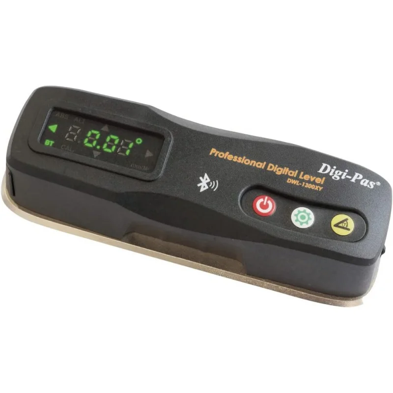 

Digi-Pass 2-Axis Smart Machinist Digital Level DWL1300XY Bluetooth 0.002 "/ft (0.2 mm/M), Black