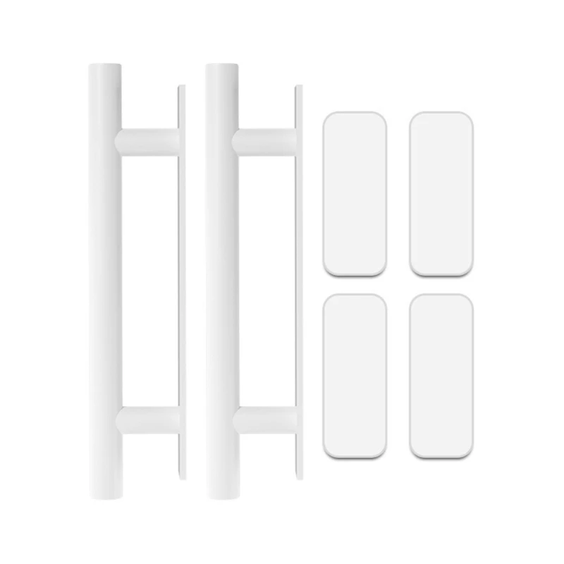 

2 Pcs Multipurpose Cupboard Furniture Handles Self-adhesive Sliding Door Pulls