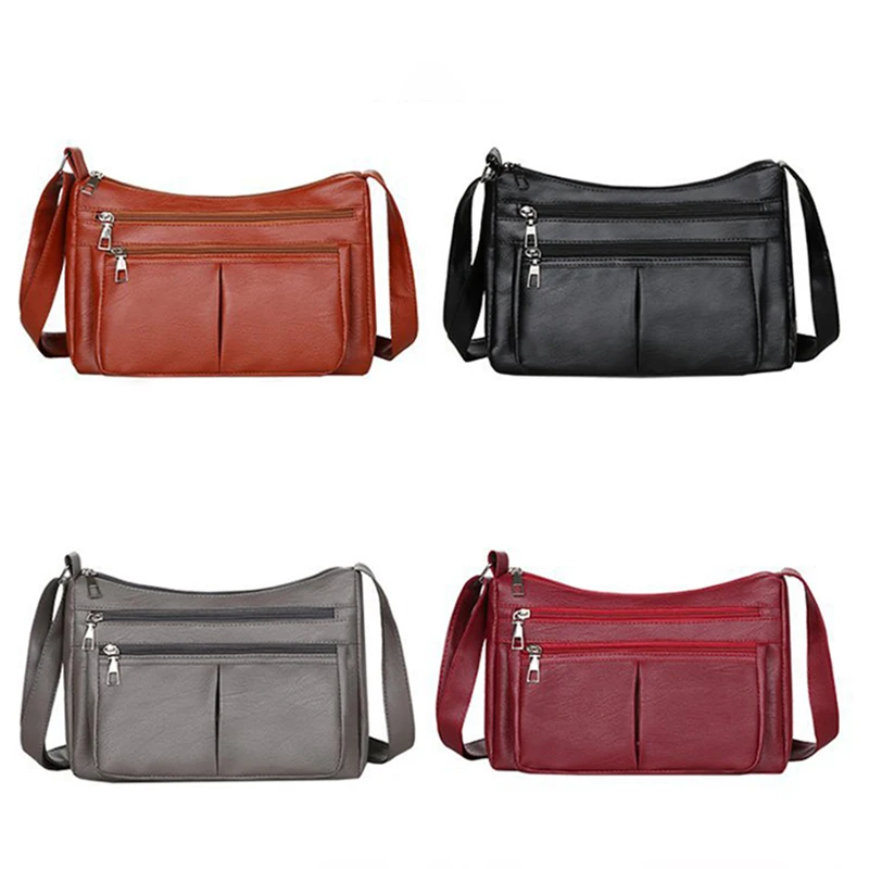 Crossbody Bag Women's Bag 2025 Trend Korean Handbags Designer Luxury Brand Ladies Shoulder Bags Soft Leather Fashion Versatile Crossbody Bag