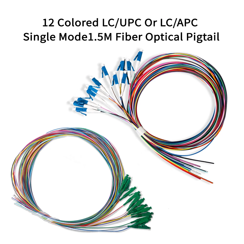Fiber Optic Pigtail LC UPC/APC Single Mode G652D 0.9mm 1.5M Fibre Patch Cord fiber optic cable fiber optical pigtail