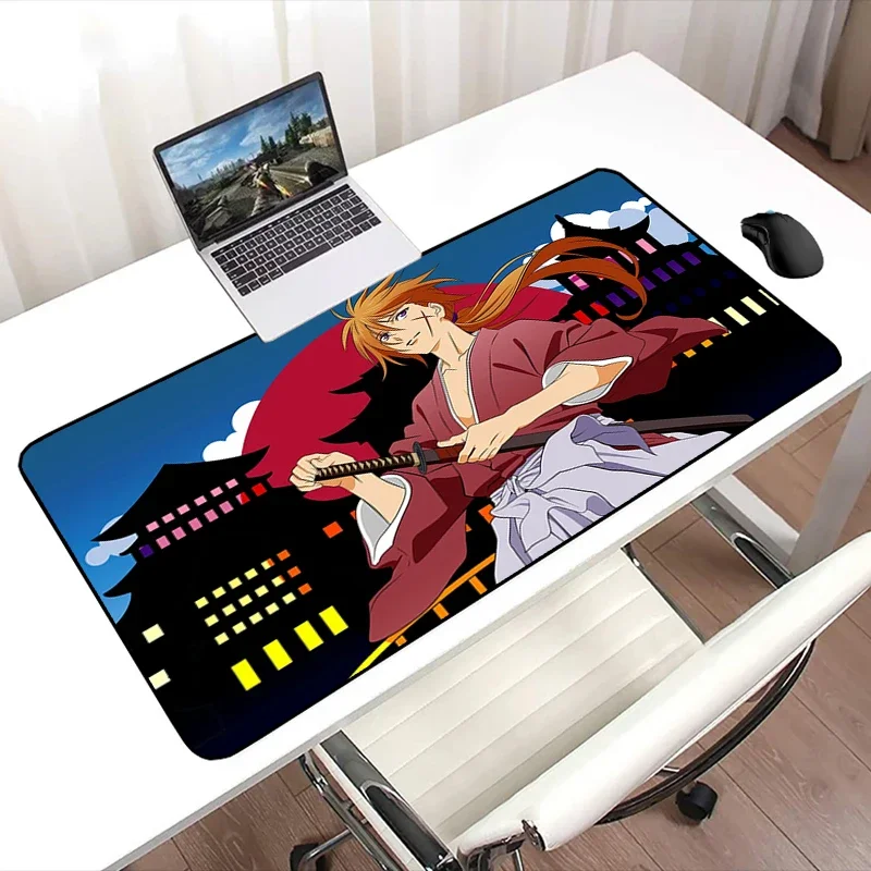 

Pc Gaming Accessories Rurouni Kenshin Mouse Mats Gamer Cabinet Non-slip Mat Keyboard Pad Deskmat Mousepad Mause Laptops Pads Xxl