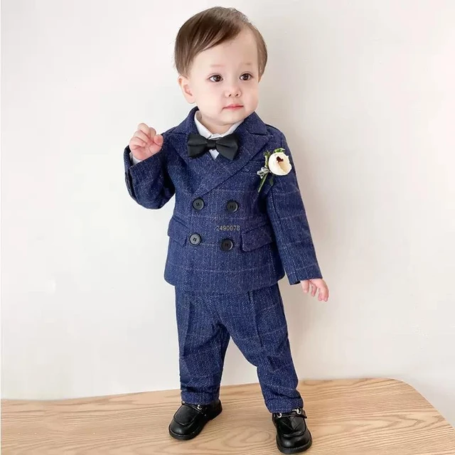 Boys Tan/Beige Suit 5-Piece Set High Quality - Kids - Toddler - Children -  Wedding | Perfect Tux