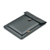 Double Layer High Capacity 13 Inch Laptop Bag Cover PU Leather Sleeve Case For M1 M2 MacBook Pro Air 13.3 13.6 Dell HP - Image 4