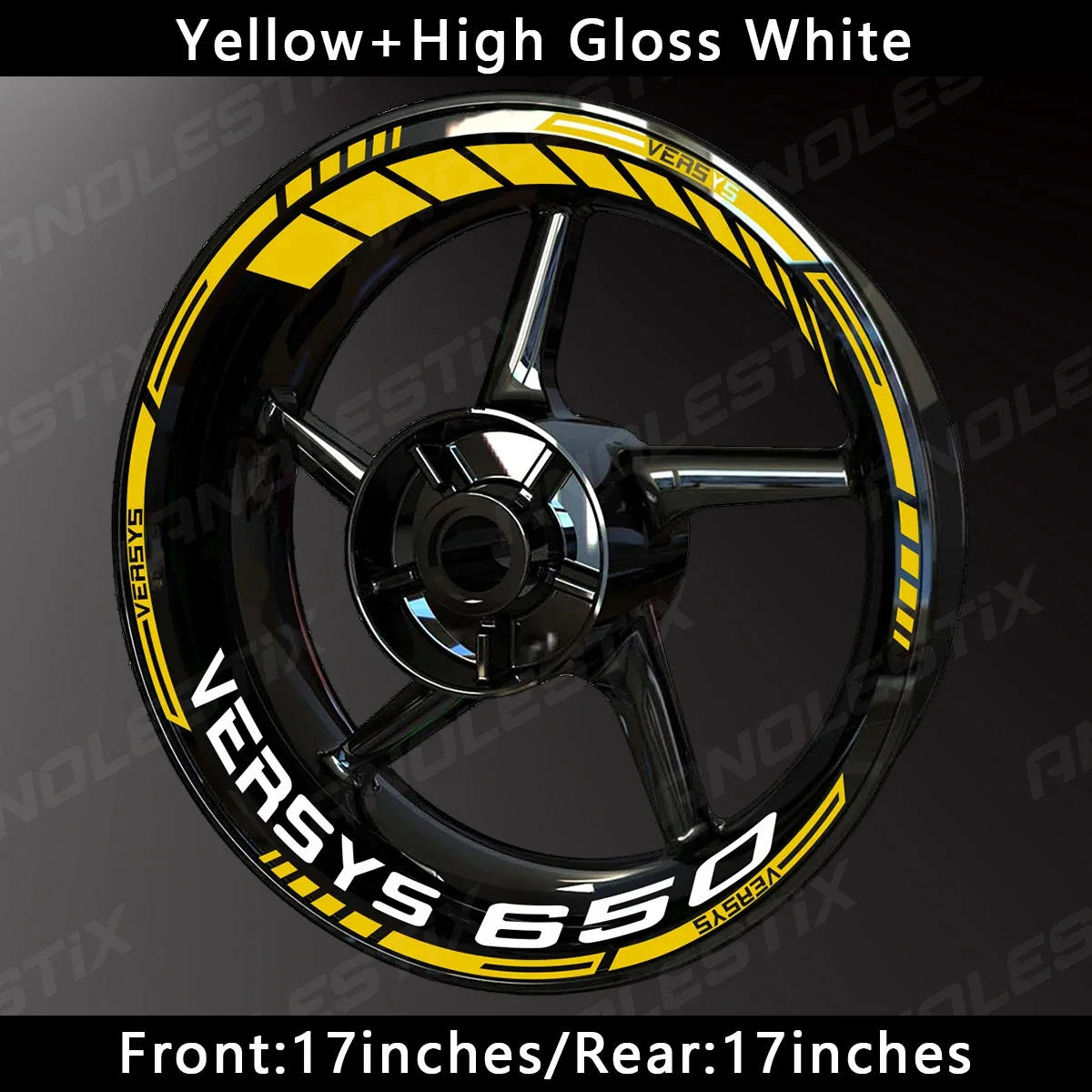 Рисунок 4 - Светоотражающая наклейка AnoleStix на колеса мотоцикла