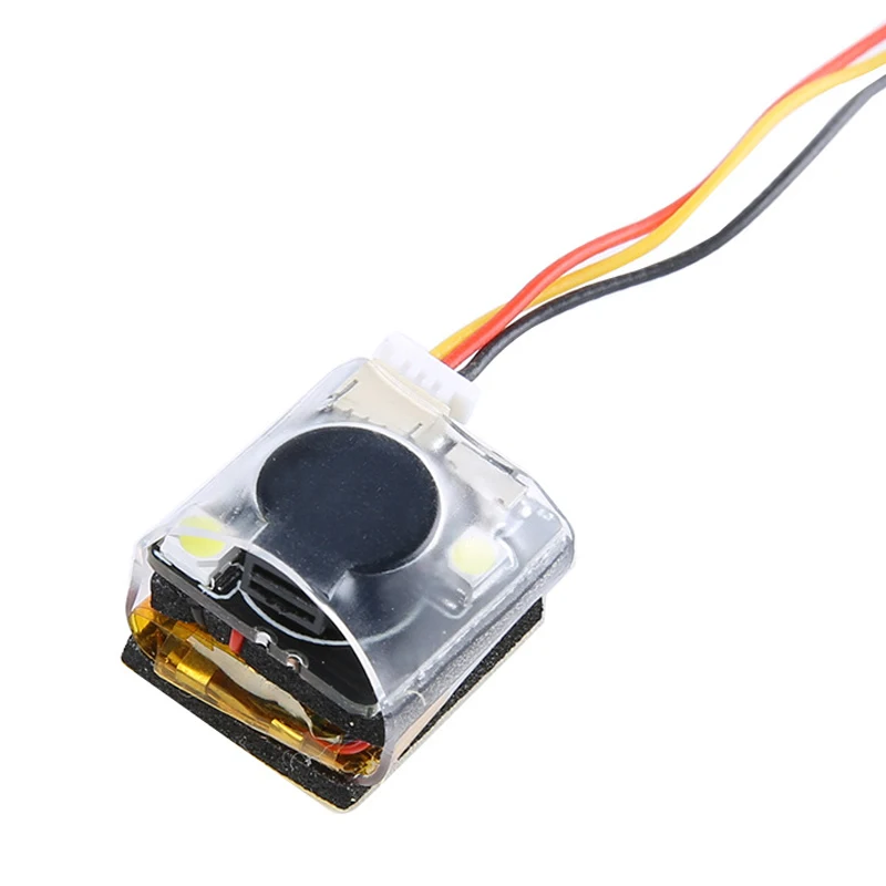 IFlight YR50B_S 파인더 버저 100dB BB 링 LED 조명 알람 FPV 쿼드콥터 및 RC 비행기용 100 데시벨 프로그래밍 가능 BF F7