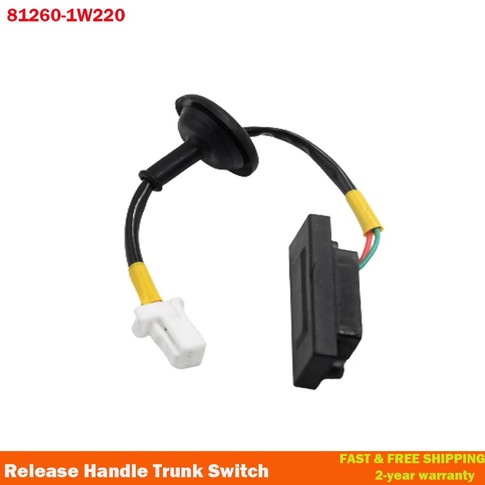 Interrupteur De Déverrouillage Du Couvercle Arrière 81260 1W220 De Remplacement Pour Picanto TB 2011 2017 Picanto Boot Switch 2014 Porte Arrière Rio Release Corsa Poignée Hayon
