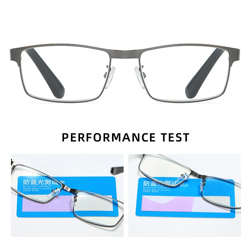 Reading Glasses Men Business Stainless Steel Presbyopic Diopter +1.0 1.5 2.0 2.5 3 3.5 4