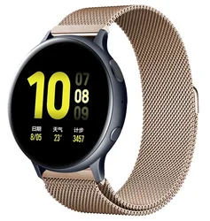 Magnetic Loop Strap for Smartwatches - Universal Fit Bracelet (Rose gold)