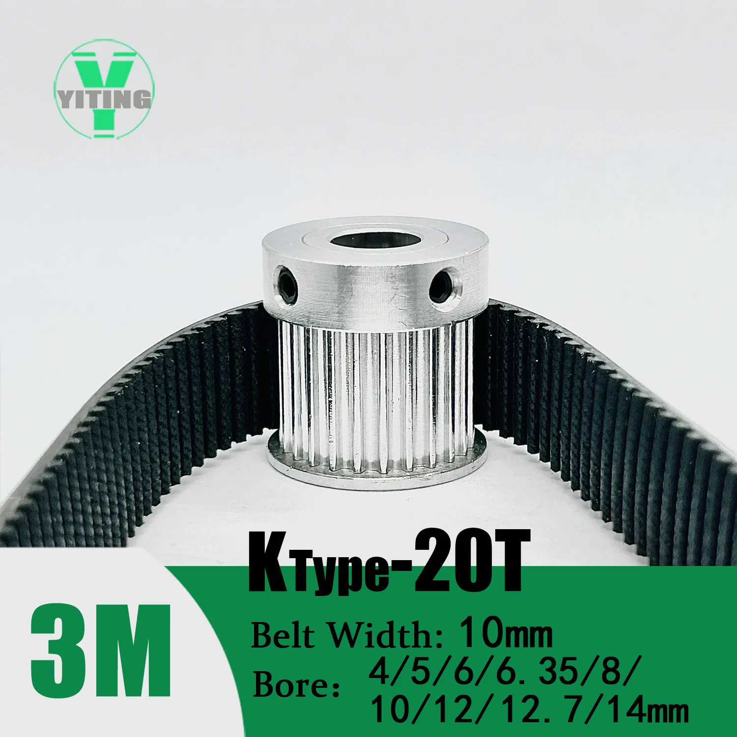 타이밍 도르래 벨트 세트, 감속 5:1 동기 휠, 3M 도르래 키트, 10mm 보어, 4  28mm, 20T, 100 톱니
