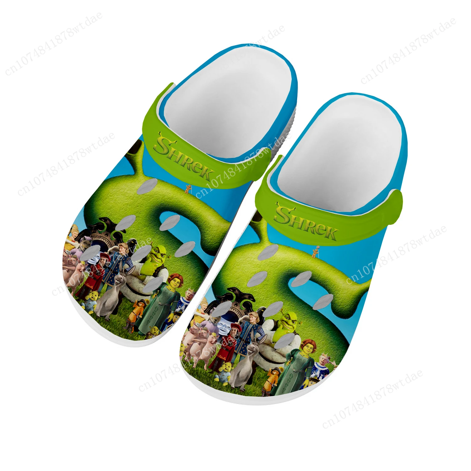

Shrek Home Clogs Mens Womens Teenager Customize Water Shoes Anime Cartoon Comics Manga Garden Beach Hole Slippers Sandals