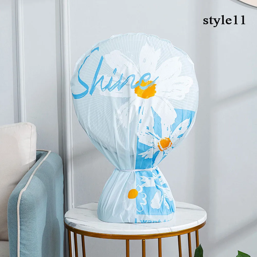 Fan Cover Electric Fan Dust Cover Dust Proof Universal Printed Fan Prevent Sleeve Aging Of Blades Circular Desktop Floor Mounted