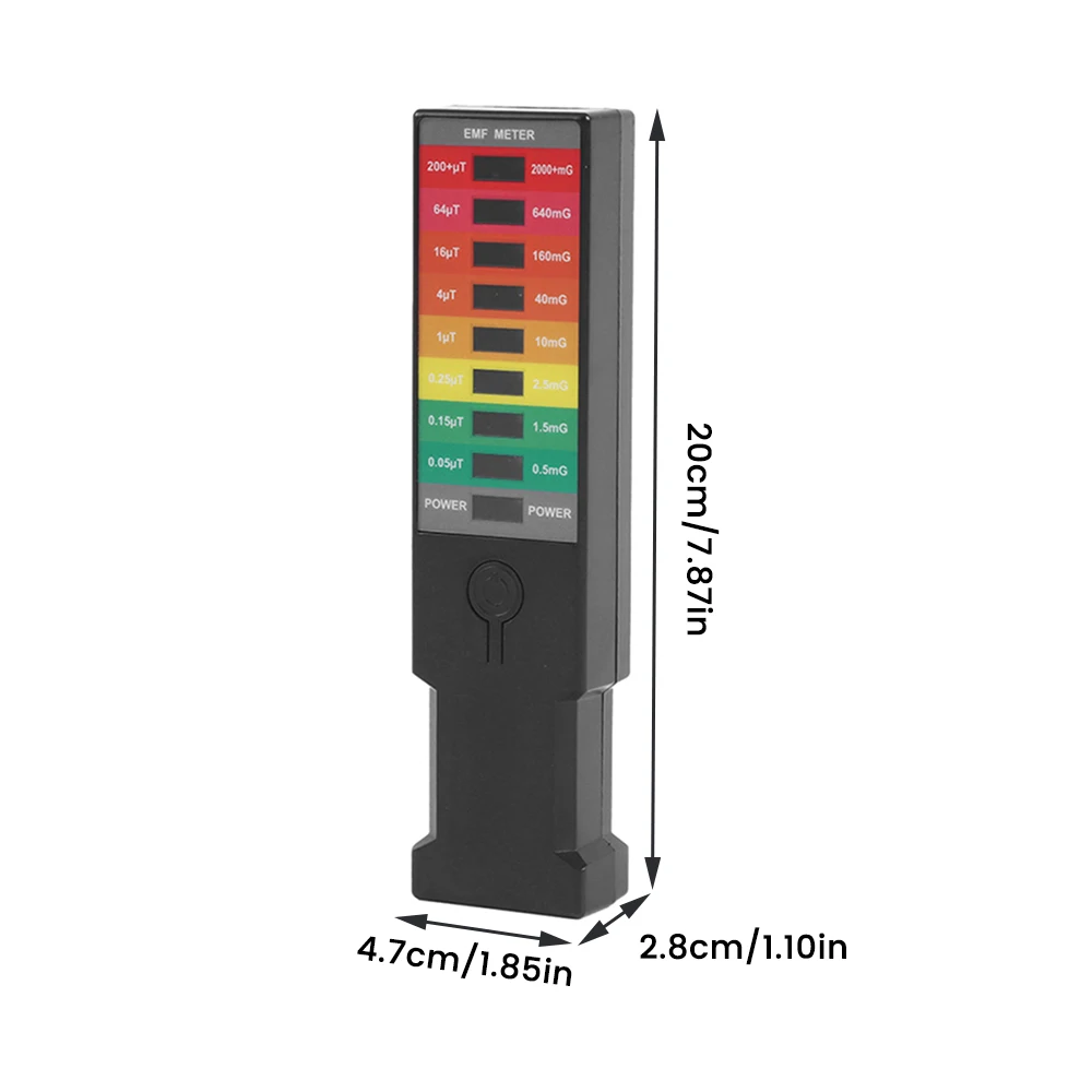 Electromagnetic Radiation Tester EMF Detector Electromagnetic Field Gauss Meter Radiation Dose Detector Portable EMF Monitor