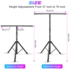 Somspot Pro Audio DJ Adjustable Tripod Stand with Top T Bar for Par Cans Wash or Universal Lighting Fixtures 6