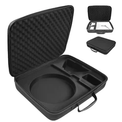 Waterproof Hard Travel Case with Interior Foam and Lockable Storage (41x33x9cm Black)
