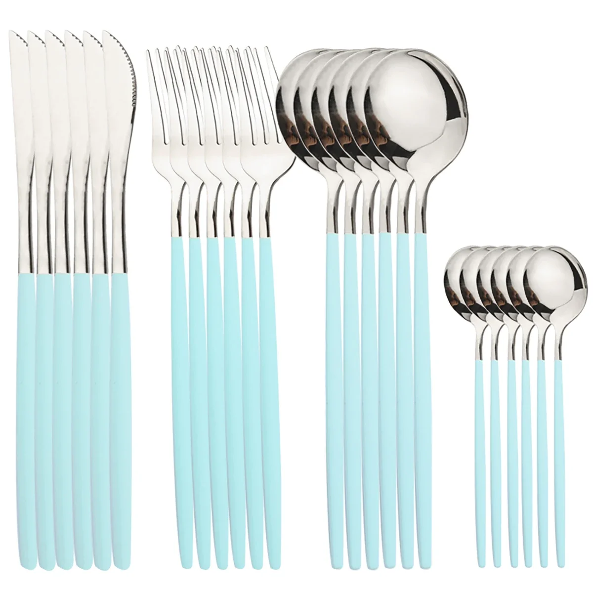 Mint silver 24Pcs