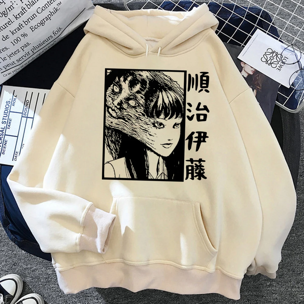 

Junji Ito hoodies women japanese y2k aesthetic tracksuit Pullover women harajuku pulls
