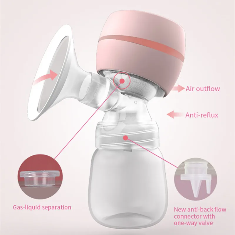 Electric breast pump intelligent all-in-one automatic breast pump breast massager silent breast pump breast milk milking bottle 4