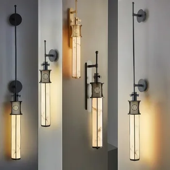 Luxury Minimalist Long Pole Wall Lamp 1