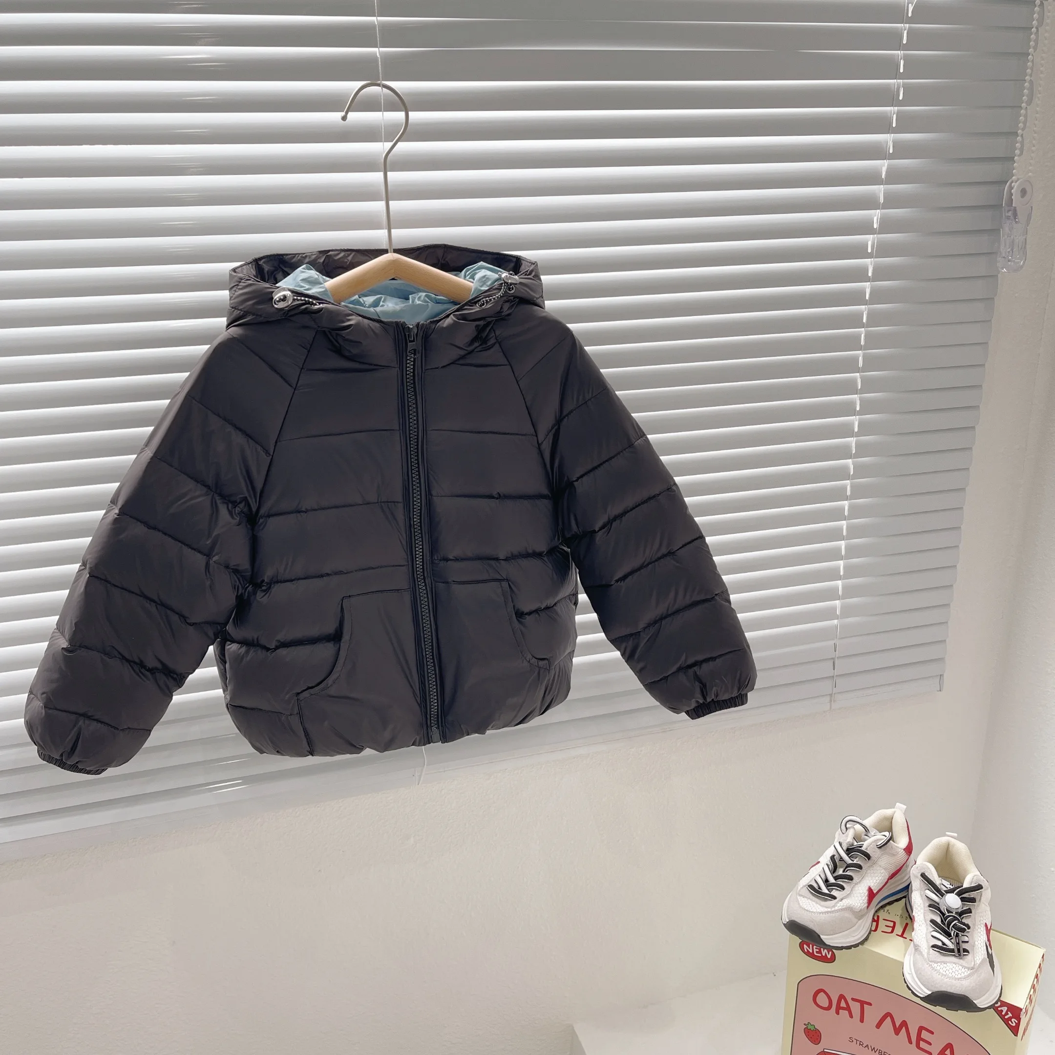 Outerwear & Coats for baby Children's Spring and Autumn Boys and Girls Down Jackets Baby Go Out Lightweight Warm Jacket big fur coat Outerwear & Coats