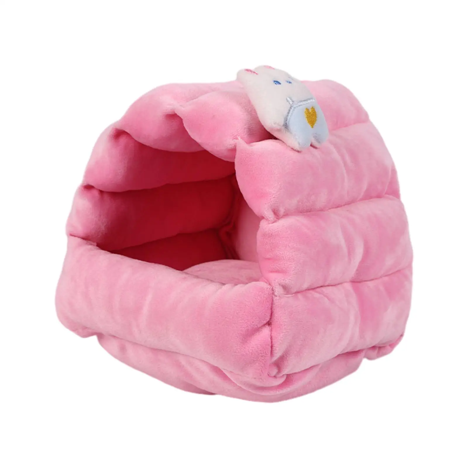 Hamster Warm Nest Warm Hideout Cozy Thickened Small Pet Animals Bed for Cage