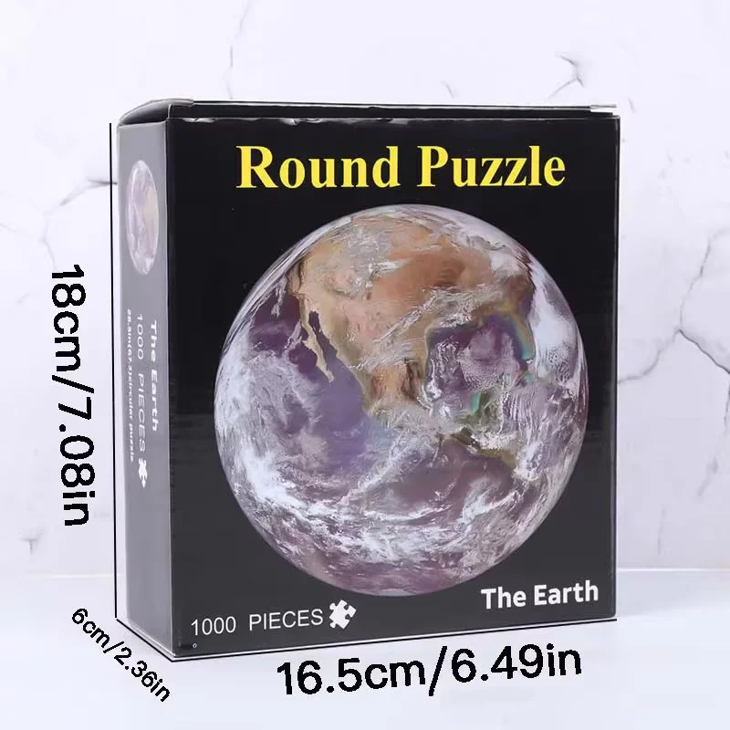 【Versatile】 Funny Puzzle 1000 Pcs Moon Challenge Games Learning Educational Puzzle Moon Puzzle Space Flat Puzzle Difficult Toys.