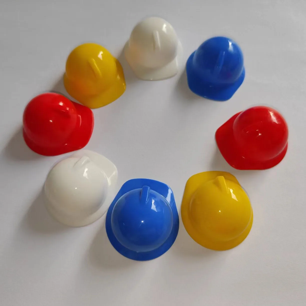 Doll Accessory Plastic Mini Hat for Wine Bottle Dustproof Bottle Cap Mix Colours 10pcs/set