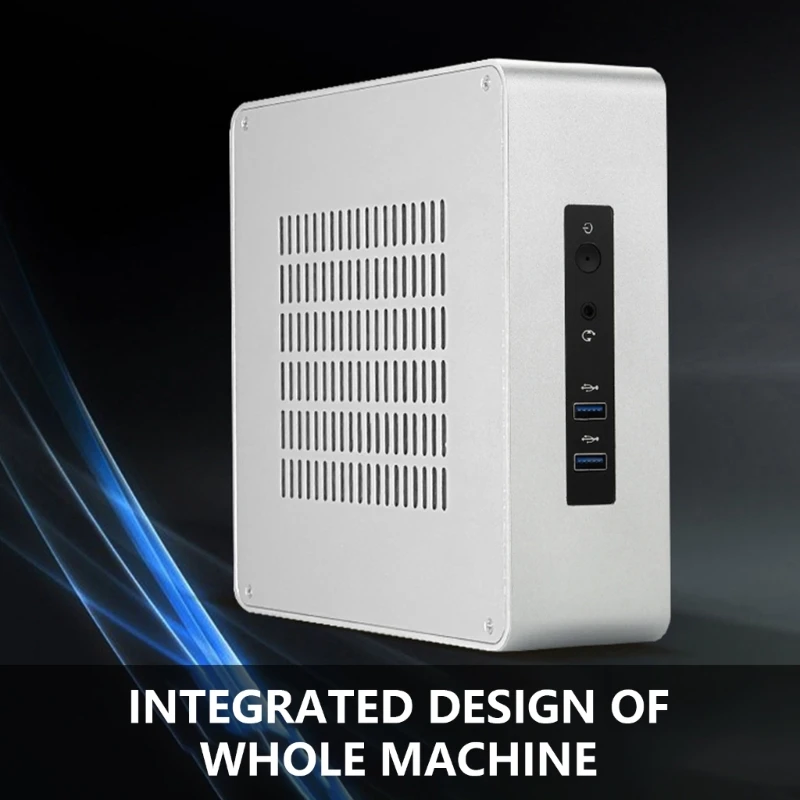 TA65 Mini ITX Computer Case Chassis HTPC Host Case USB ITX Enclosure PC Computer Chassis Desktop Box Easy to Install