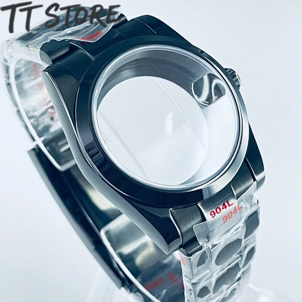 Black Watch Case with Sapphire Crystal - Top Waterproof Design