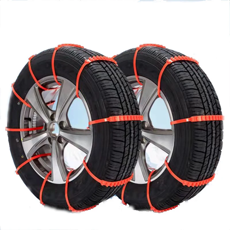 Winter Car Snow Chain Antiskid Car Motorcycle Outdoor Snow Tire Emergency Anti-Skid Tyre Chains Auto Accessories