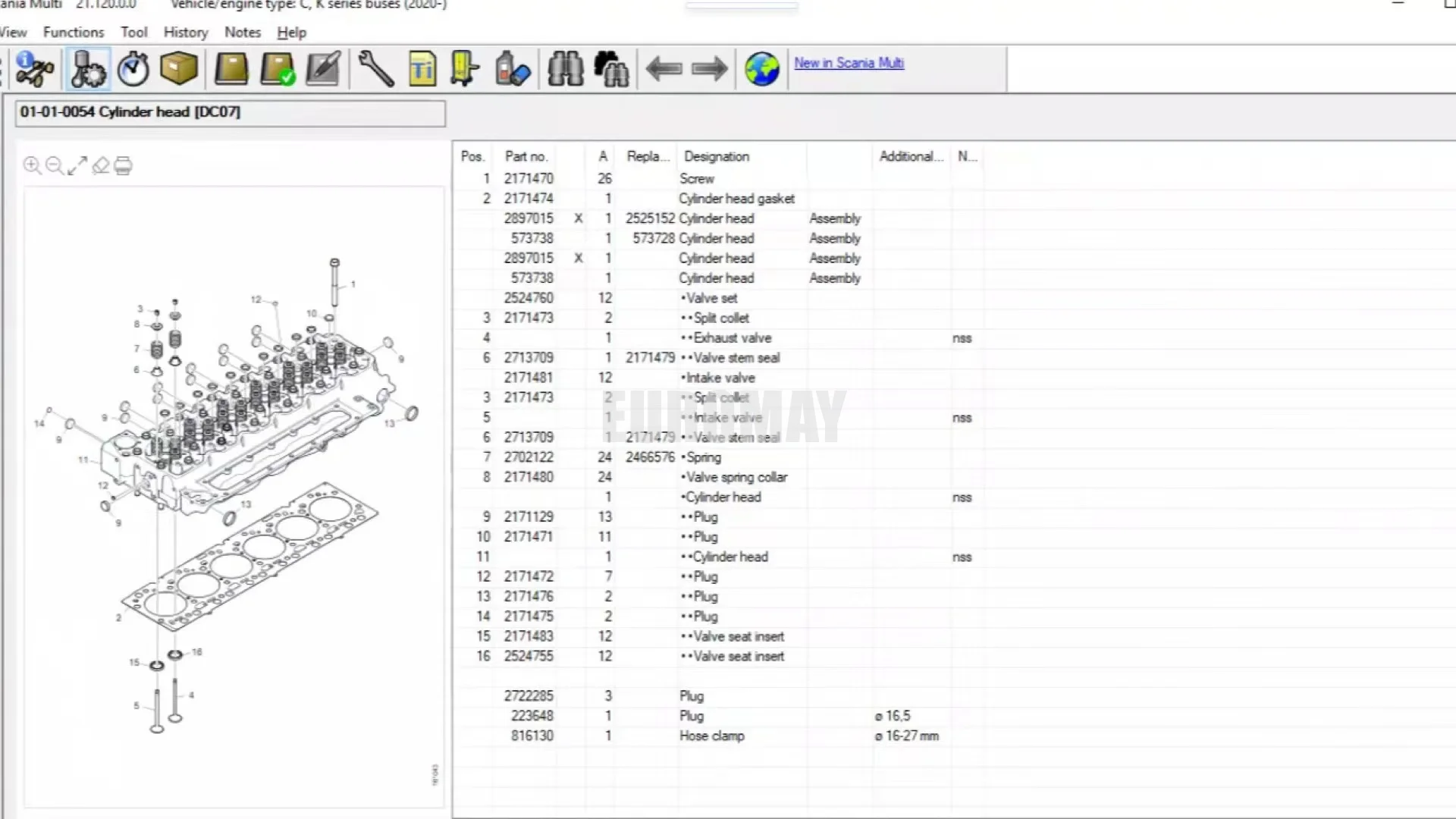 2023.10 Scania Multi Electronic Parts Catalogue for Scania Multi Truck Bus  and Engine Scania EPC