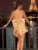 Elegant Backless Bows Dress For Women Christmas Party Dress 2025 Spring New Sleeveless High Waist Sexy Mini Dress Vestido