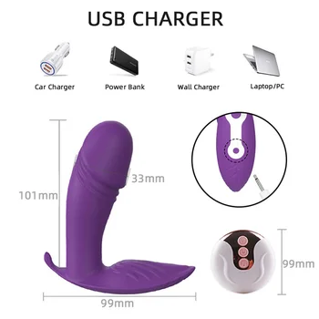 Wireless Remote Control G Spot Clit Vibrate Clitoris Stimulator Couple Dildo Panties Vibrator Female Sex Toys for Women Adult 18 3