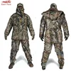 High Quality Men's Winter Thick Bionic Camouflage Ice Fishing Hunting Ghillie Suit - Outdoor Cold Qeather Cotton Coat Suit 1