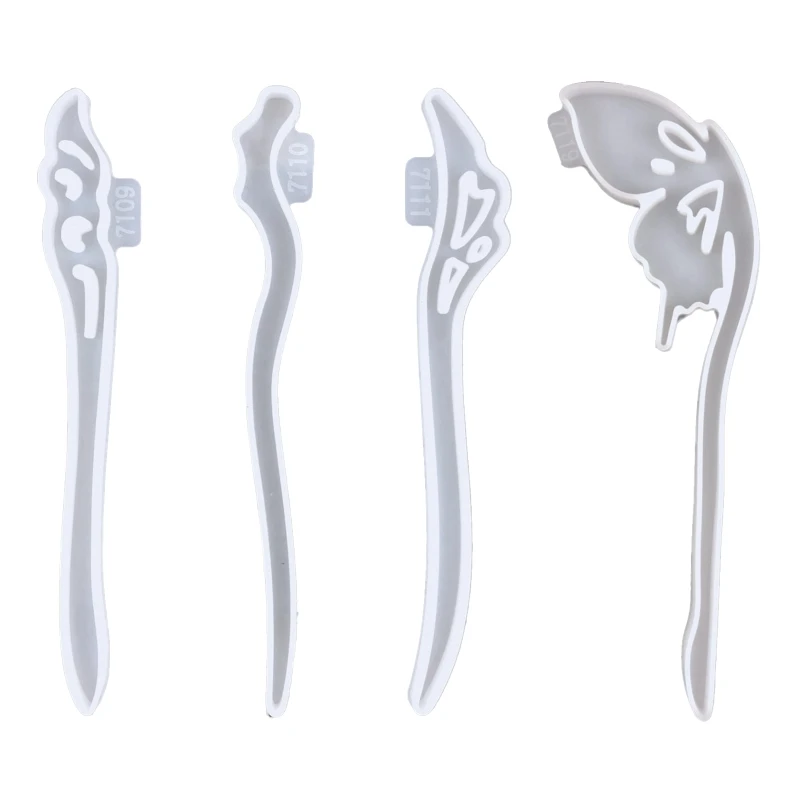 

Clear Hairpin Mold Hair Silicone Molds Headdress Hair Pin Epoxy Resin Mold