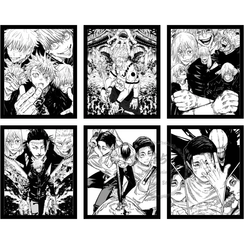 Jujutsu Kaisen Classic Anime HD Poster - Wall Mural Decor for Bedroom & Living Room, Perfect Gift for Fans