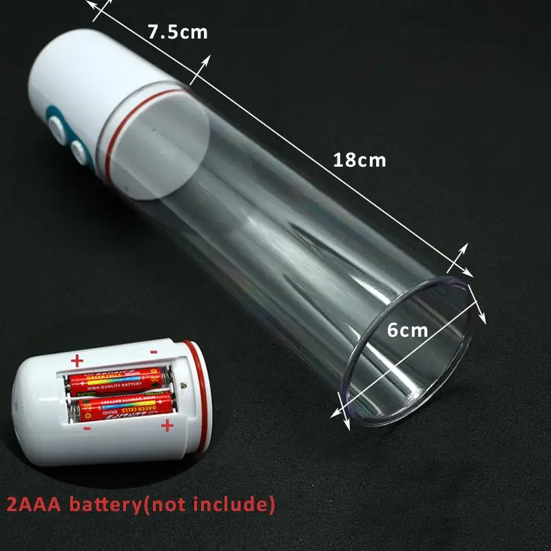 Penis Pump HESEKS Electric Sex Toys for Men Male Masturbator Penis Extender Penile Vacuum Pump Enlargement Enhancer 18+
