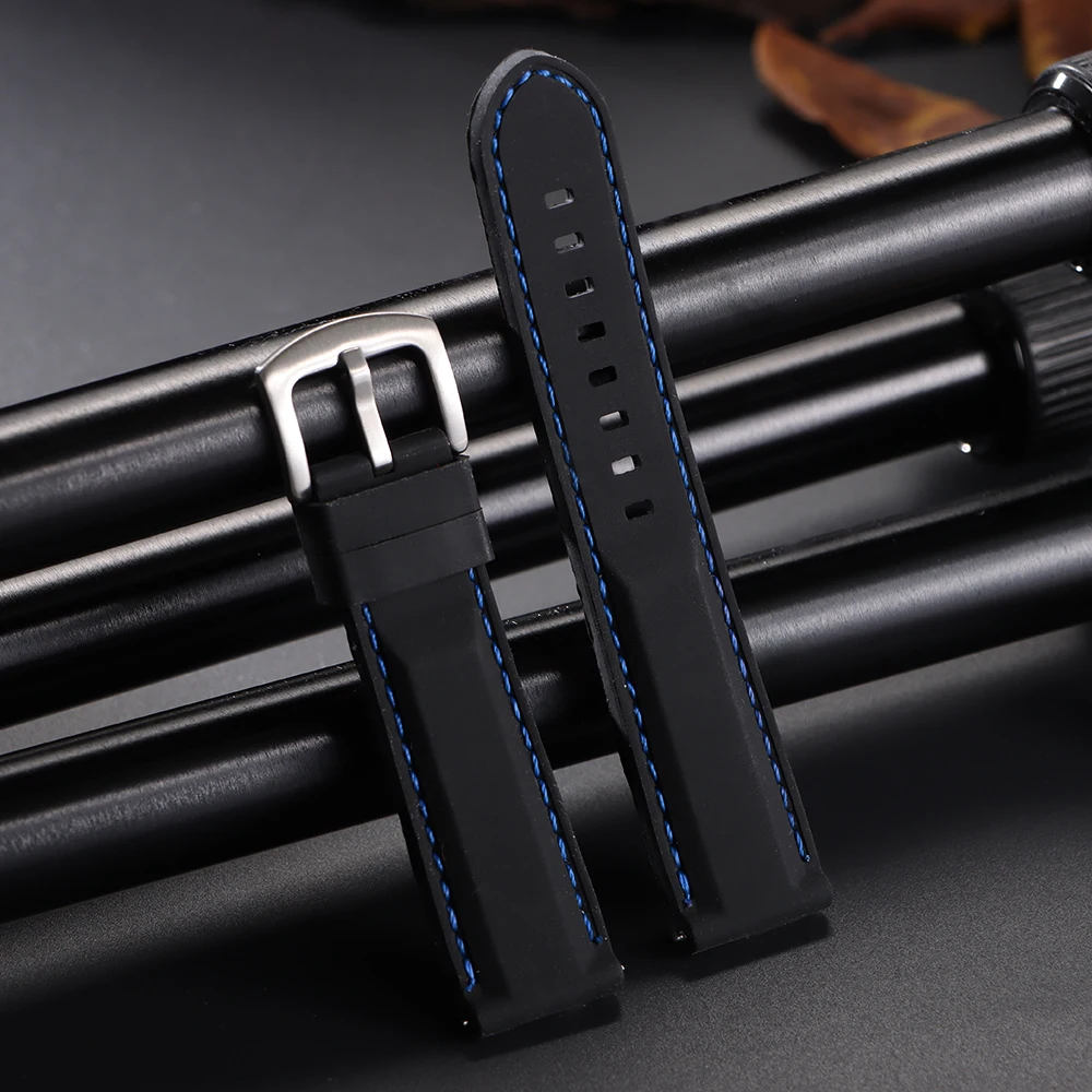 Universal Waterproof Silicone Sports Watch Band - Quick Release Wristband
