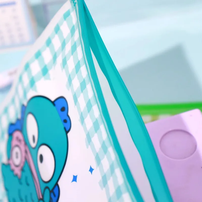 Sanrio Kawaii Hello Kitty Melody Kuromi Zipper Bag 10pcs-20pcs Child Stationery Packaging Bag Seal Dustproof Storage Bags