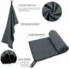 Leading Fashion Microfiber Quick Drying Sports Towel Multi Color Swim Gym Fitness Camping Running Beach Towel 3
