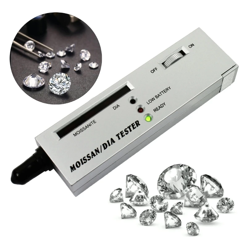 Jeweler Diamond-Tester High Accuracy Portable Gemstone-Jewelry Selector LED Detector Tool Fit Drosphip