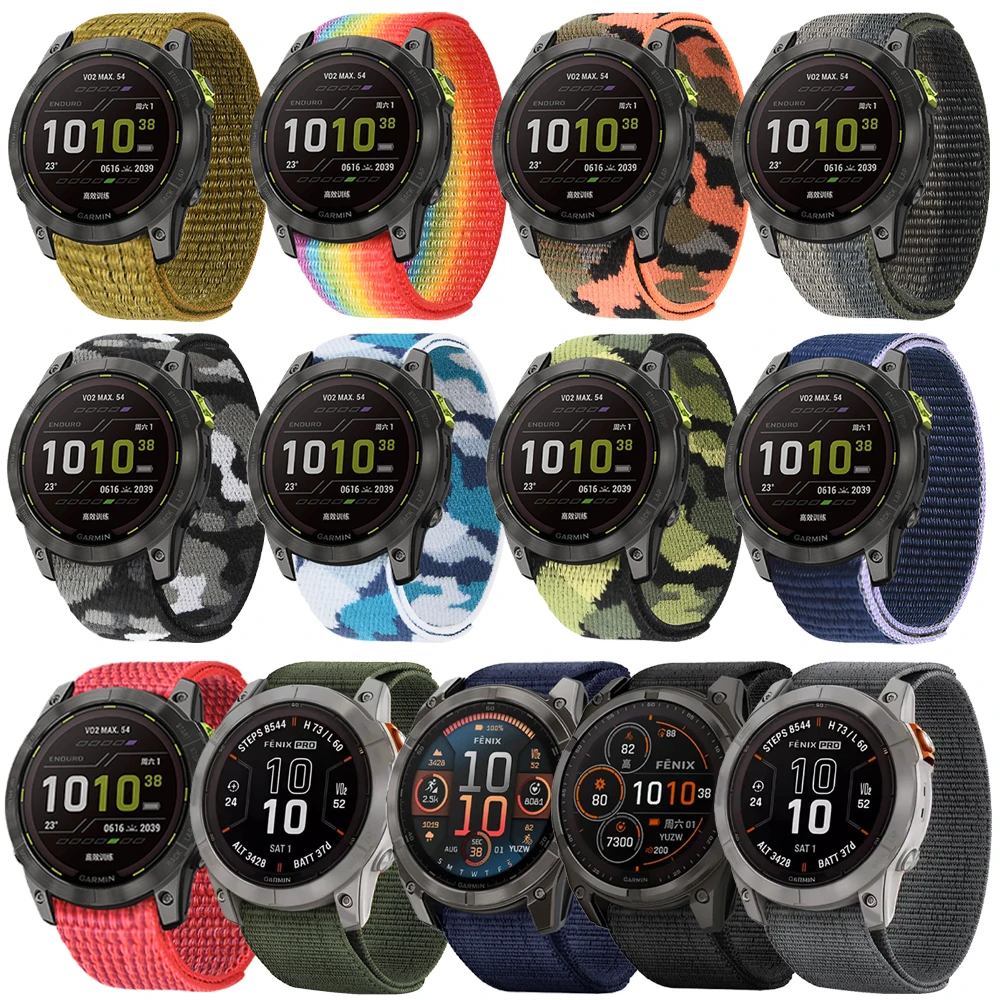 Ultra-Slim Feather-Light Nylon Loop Strap, QuickFit Design (22mm & 26mm)