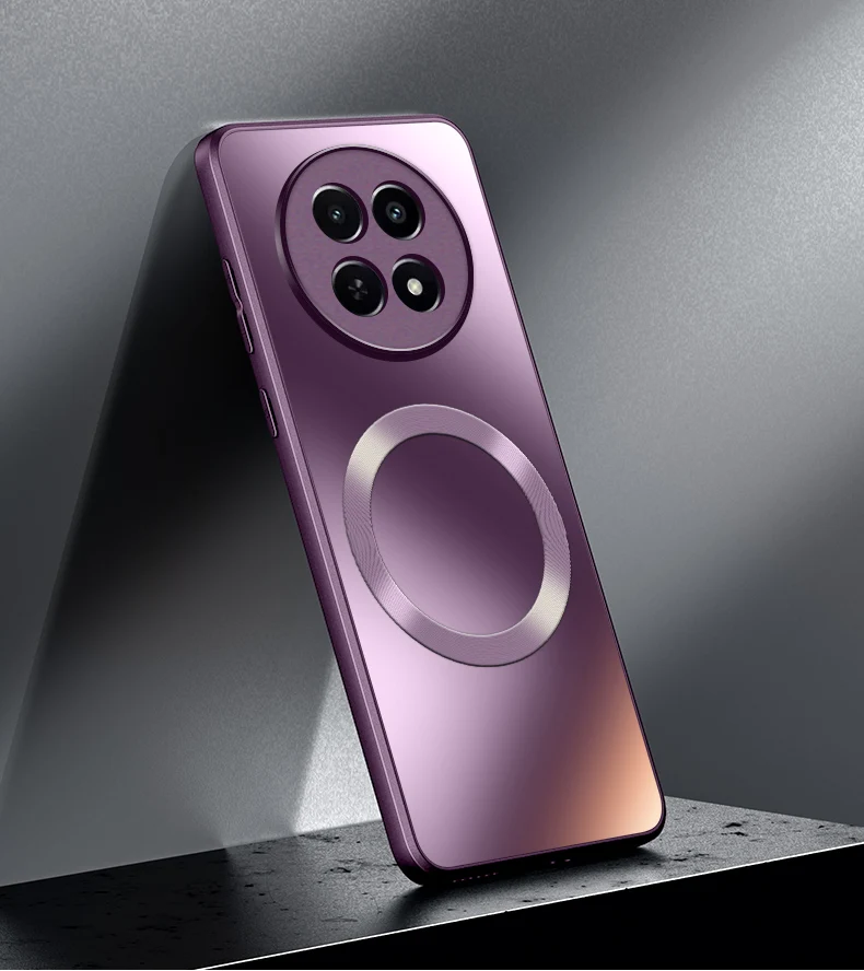 Enhanced Protective Hard Matte Case with Magnetic Wireless Charging