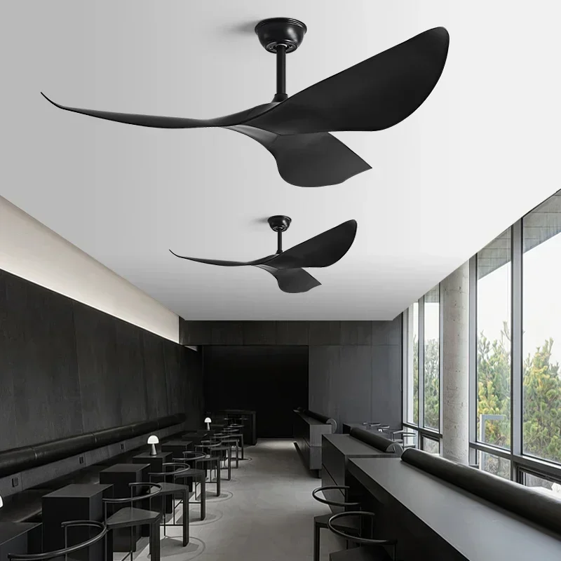 38/52 Inch Ceiling Fan Living Room Restaurant Americans Modern  Office Without Light DC Remote control Electric Fan 110V 220V 3