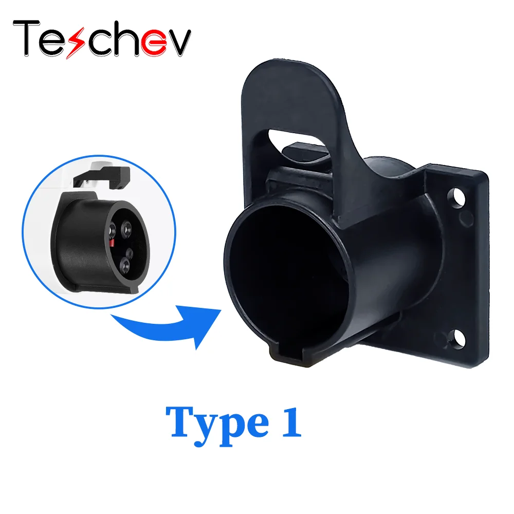 

New EV Charger Holder for Electric Car Charging Cable Type 1 J1772 Connector Socket Plug Wallbox Mount EV Charger Stand