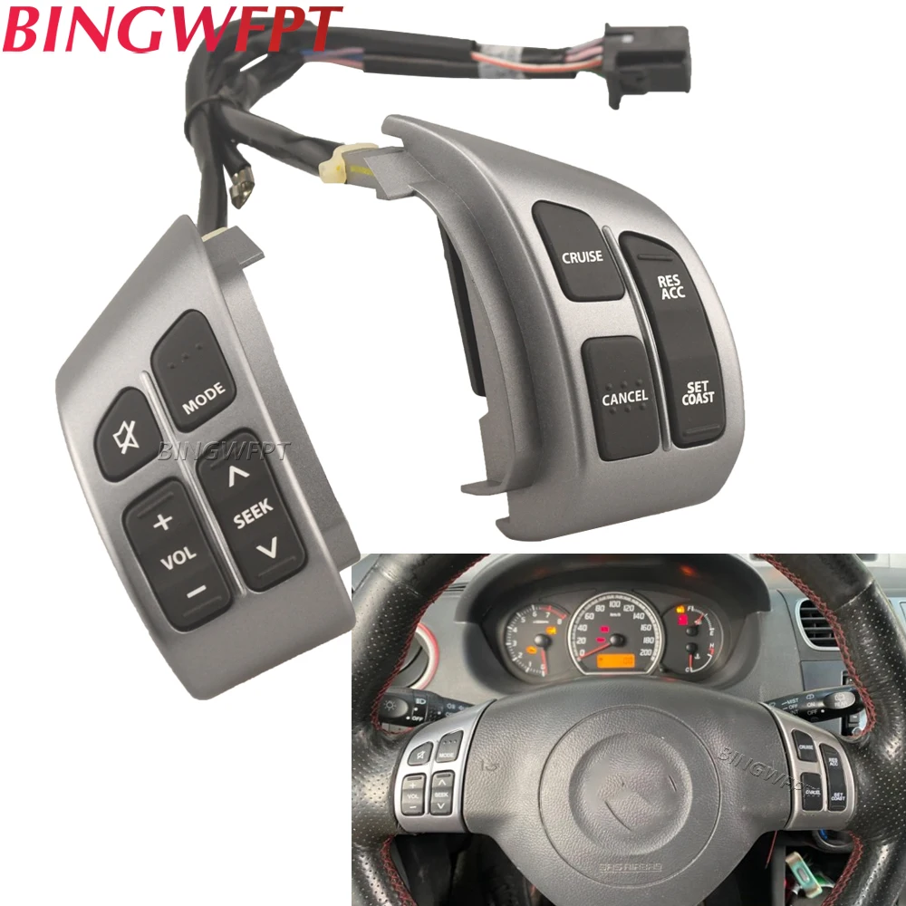 

Steering Wheel Button For Suzuki SX4 2.0 Steering Wheel Audio Channel And Constant Speed Cruise Control Button Volume Switch