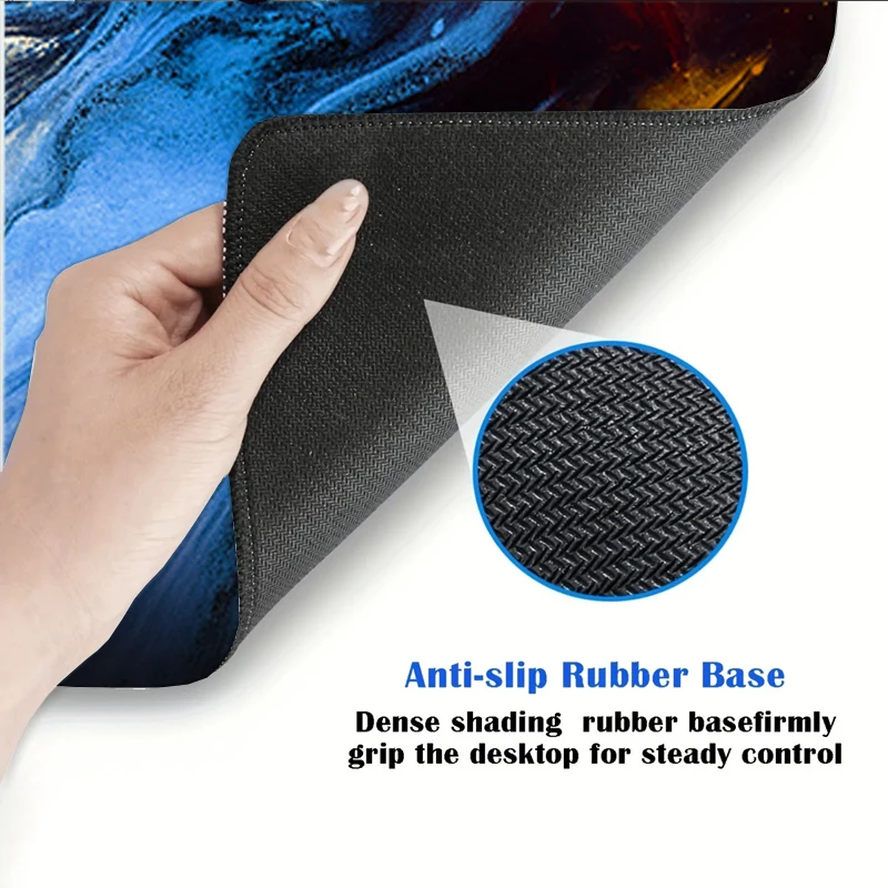 울트라 대형 쿨 마우스 패드 컴퓨터 러그 사무실 게임 테이블 매트 XXL 90x40cm 고무 미끄럼 방지 게임용 키보드 마우스 패드 데스크 패드