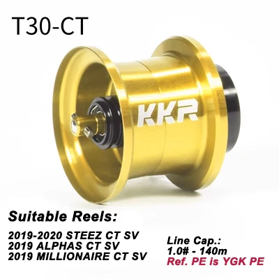 2023 新しい DIY 超軽量スプール Steez CT & Alphas Air TW