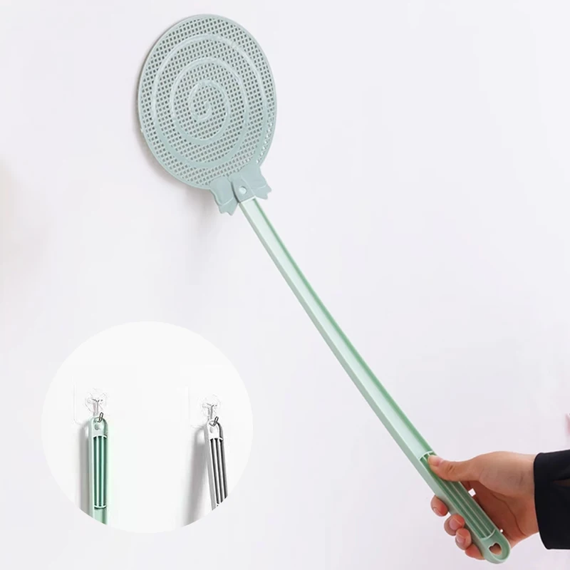 Long Handle Fly Swatter Extended Household Mosquito Repellent Swatter Thickened And Durable Fly Summer Mosquito