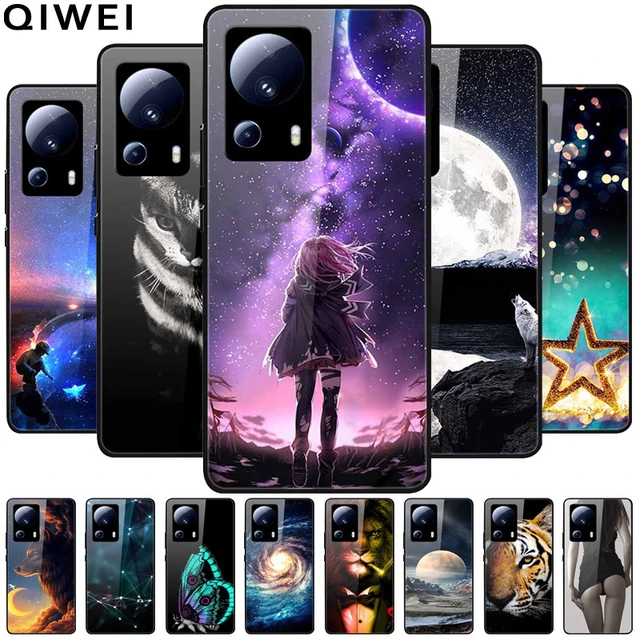 For Xiaomi 13 Lite 5G Case Silicone TPU Soft Black Edge Back Cover for  Xiaomi Mi 13 Lite 2023 Funda Para 13Lite 6.55'' Cartoon - AliExpress