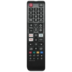 Universal Samsung Smart TV Remote Control Replacement - Enhanced BN59 Design (Black)